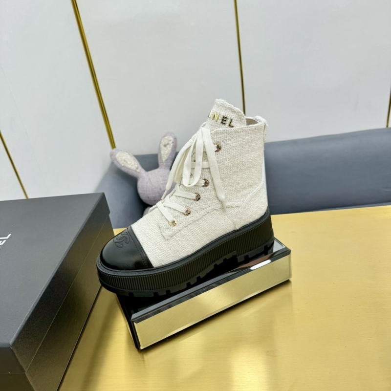 Ch*el leather shoes